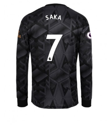 Arsenal Bukayo Saka #7 Bortedrakt 2022-23 Langermet